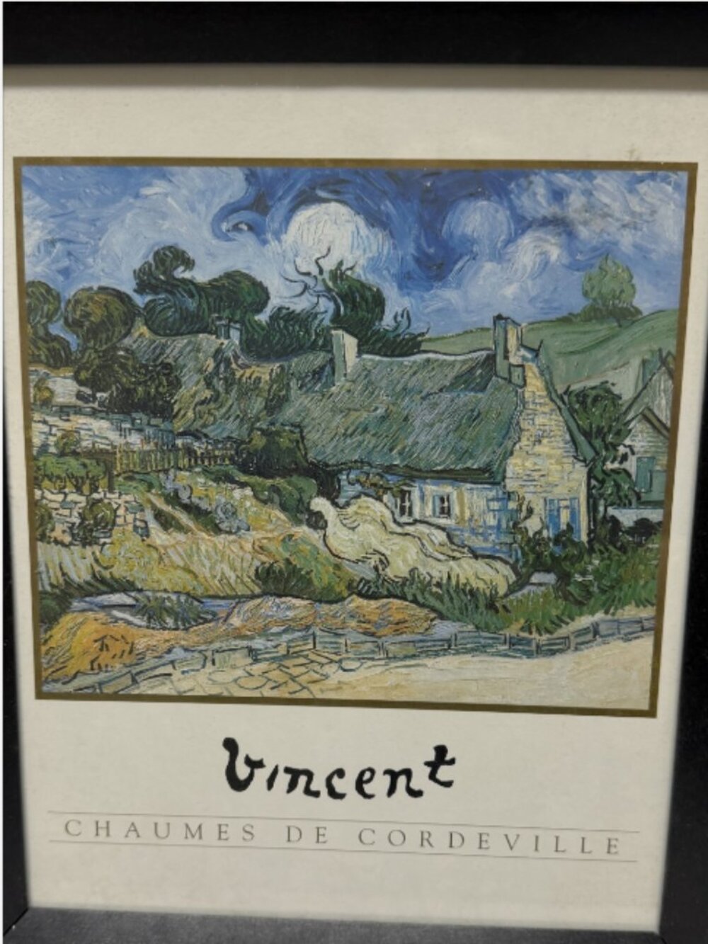 VAN GOGH PRINTS -- Gold & Black Gallery Frame, Ready to Hang, Set of 2, 9.5x11.5 - Picture 5 of 10